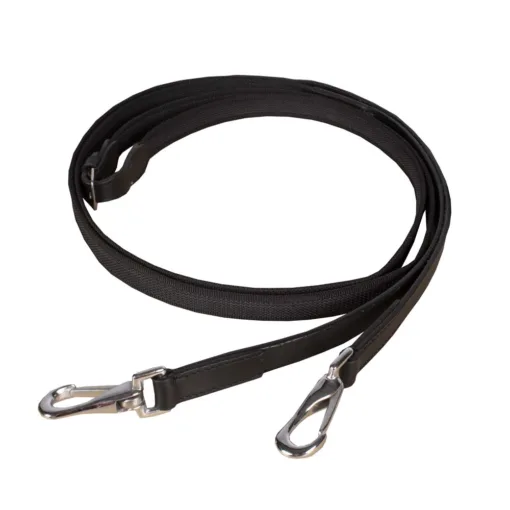 Teugels Rossner Clip teugel antislip zwart
