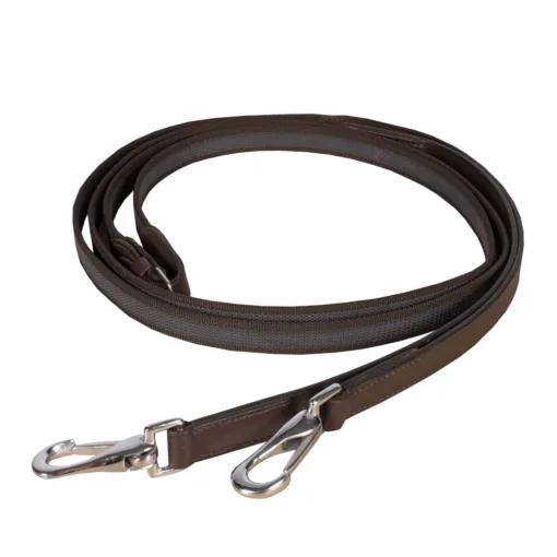 Teugels Rossner Clip teugel antislip bruin