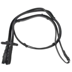 Teugels Budget Rider Leer dressuurteugel zwart